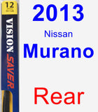 Rear Wiper Blade for 2013 Nissan Murano - Rear