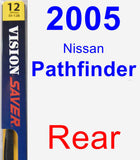 Rear Wiper Blade for 2005 Nissan Pathfinder - Rear