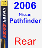 Rear Wiper Blade for 2006 Nissan Pathfinder - Rear