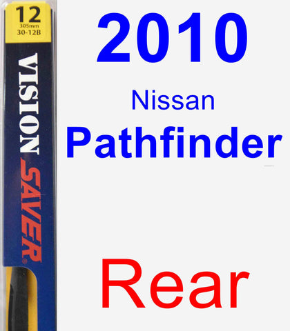 Rear Wiper Blade for 2010 Nissan Pathfinder - Rear