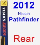 Rear Wiper Blade for 2012 Nissan Pathfinder - Rear