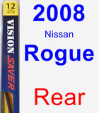 Rear Wiper Blade for 2008 Nissan Rogue - Rear