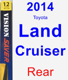 Rear Wiper Blade for 2014 Toyota Land Cruiser - Rear