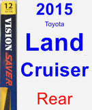 Rear Wiper Blade for 2015 Toyota Land Cruiser - Rear