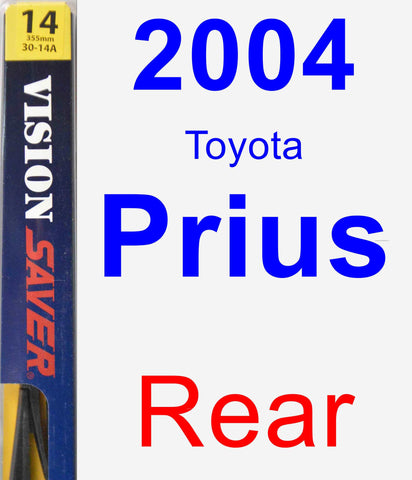 Rear Wiper Blade for 2004 Toyota Prius - Rear
