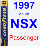 Passenger Wiper Blade for 1997 Acura NSX - Premium