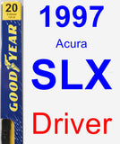 Driver Wiper Blade for 1997 Acura SLX - Premium