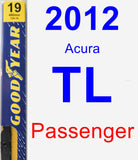 Passenger Wiper Blade for 2012 Acura TL - Premium