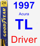 Driver Wiper Blade for 1997 Acura TL - Premium