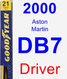 Driver Wiper Blade for 2000 Aston Martin DB7 - Premium