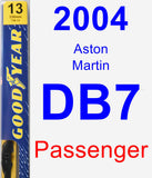 Passenger Wiper Blade for 2004 Aston Martin DB7 - Premium