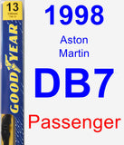 Passenger Wiper Blade for 1998 Aston Martin DB7 - Premium