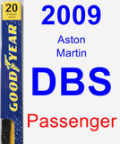 Passenger Wiper Blade for 2009 Aston Martin DBS - Premium