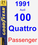 Passenger Wiper Blade for 1991 Audi 100 Quattro - Premium