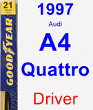 Driver Wiper Blade for 1997 Audi A4 Quattro - Premium