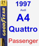 Passenger Wiper Blade for 1997 Audi A4 Quattro - Premium