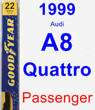 Passenger Wiper Blade for 1999 Audi A8 Quattro - Premium