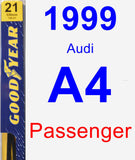 Passenger Wiper Blade for 1999 Audi A4 - Premium