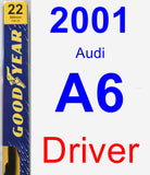 Driver Wiper Blade for 2001 Audi A6 - Premium