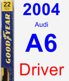 Driver Wiper Blade for 2004 Audi A6 - Premium