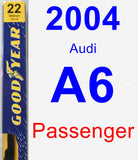 Passenger Wiper Blade for 2004 Audi A6 - Premium