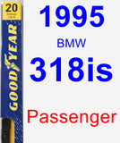 Passenger Wiper Blade for 1995 BMW 318is - Premium