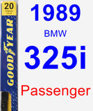 Passenger Wiper Blade for 1989 BMW 325i - Premium