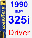 Driver Wiper Blade for 1990 BMW 325i - Premium