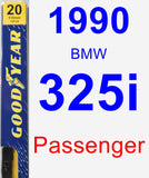 Passenger Wiper Blade for 1990 BMW 325i - Premium