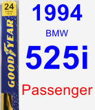 Passenger Wiper Blade for 1994 BMW 525i - Premium