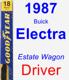 Driver Wiper Blade for 1987 Buick Electra - Premium