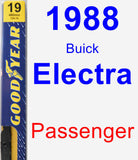 Passenger Wiper Blade for 1988 Buick Electra - Premium