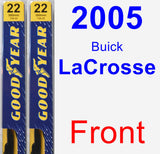 Front Wiper Blade Pack for 2005 Buick LaCrosse - Premium