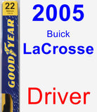 Driver Wiper Blade for 2005 Buick LaCrosse - Premium