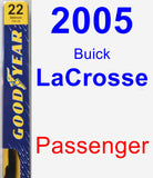 Passenger Wiper Blade for 2005 Buick LaCrosse - Premium