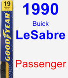 Passenger Wiper Blade for 1990 Buick LeSabre - Premium