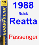 Passenger Wiper Blade for 1988 Buick Reatta - Premium