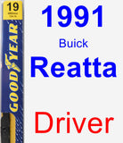 Driver Wiper Blade for 1991 Buick Reatta - Premium