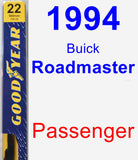 Passenger Wiper Blade for 1994 Buick Roadmaster - Premium