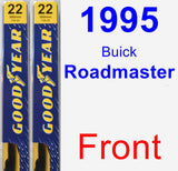 Front Wiper Blade Pack for 1995 Buick Roadmaster - Premium