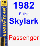 Passenger Wiper Blade for 1982 Buick Skylark - Premium