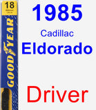 Driver Wiper Blade for 1985 Cadillac Eldorado - Premium