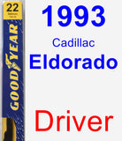 Driver Wiper Blade for 1993 Cadillac Eldorado - Premium