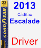 Driver Wiper Blade for 2013 Cadillac Escalade - Premium