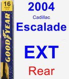 Rear Wiper Blade for 2004 Cadillac Escalade EXT - Premium