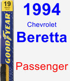 Passenger Wiper Blade for 1994 Chevrolet Beretta - Premium