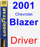 Driver Wiper Blade for 2001 Chevrolet Blazer - Premium