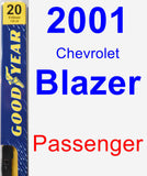 Passenger Wiper Blade for 2001 Chevrolet Blazer - Premium