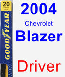 Driver Wiper Blade for 2004 Chevrolet Blazer - Premium