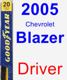 Driver Wiper Blade for 2005 Chevrolet Blazer - Premium